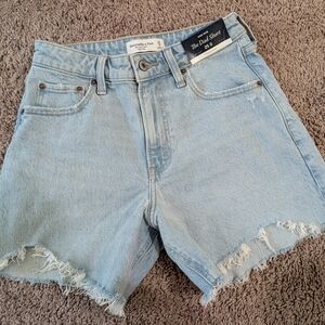 Abercrombie & Fitch Light Blue Jean Shorts